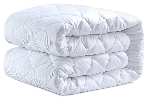 CAROLINE SHATUIK Gesteppter Matratzenschoner für Super-King-Size-Betten, extra tief, 40 cm, dehnbarer Rock, passgenau, nicht wasserdicht, Super-Kingsize-Bett (182x200) von CAROLINE SHATUIK