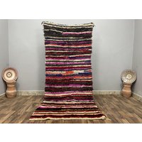 1, 5x2, 5M - Berber Teppich Grün Küchenteppich Berberteppich Vintage Läufer Rosa Geschenk Für Die Oma Muttertagsgeschenk von CARPETSABDELHADI