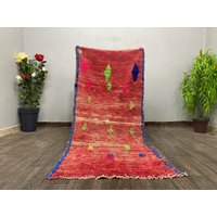 Teppich Boho Berber 100×200 - Handgewebter Kelim Marokko Berberteppich von CARPETSABDELHADI