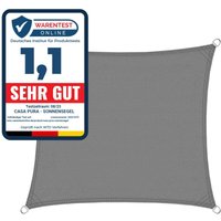 Casa Pura - Atmungsaktives Sonnensegel Grau 3 x 3 m Casa Pura - Atmungsaktives Sonnensegel Grau 3 x 3 m von CASA PURA