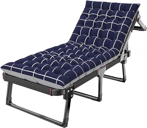 Outdoor-Liegestühle, zusammenklappbar, verstellbare Rückenlehne, Lounge-Stuhl, 67 cm breite Stuhloberfläche, tragbare Sonnenliegen für den Außenbereich (Farbe: D) von CASOTA