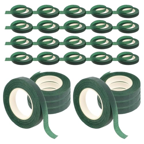 CAXUSD 25 Rollen Blumen Stielband Selbstklebendes Kreppband für Floristen Einwickeln von Sträußen Floristik Diy Gartenarbeiten Starke Haftung und Einfache Anwendung CAXUSD 25 Rollen Blumen Stielband Selbstklebendes Kreppband für Floristen Einwickeln von Sträußen Floristik Diy Gartenarbeiten Starke Haftung und Einfache Anwendung von CAXUSD