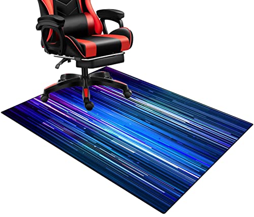 CBDHB 80 × 120 cm Bodenschutzmatte Gaming Bürostuhl Stuhlmatten Schreibtischstuhl Unterlage Teppich Stuhlunterlage Bodenmatte Dekoriere Büro, Wohnzimmer, Schlafzimmer Bürostuhlunterlage Chairmat von CBDHB