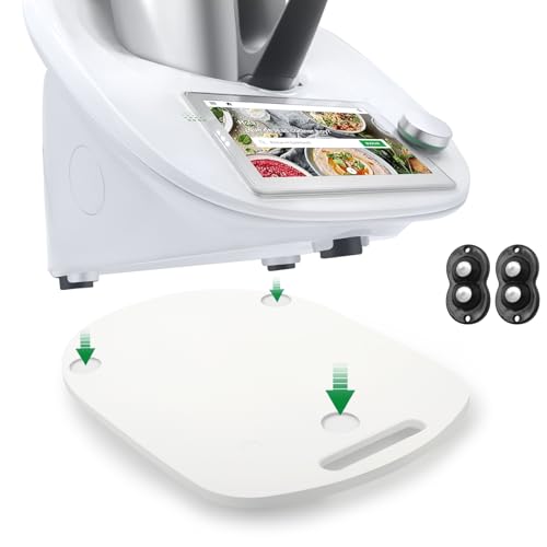 Gleitbrett für Thermomix TM6 TM5-360° Universalrädern Rollbrett für Thermomix Vorwerk Küchenmaschine, Bambus Unterlage Brett TM5 TM6 Zubehör Schnelles Bewegen Rollbrett mit Gummifüße Weiß Gleitbrett für Thermomix TM6 TM5-360° Universalrädern Rollbrett für Thermomix Vorwerk Küchenmaschine, Bambus Unterlage Brett TM5 TM6 Zubehör Schnelles Bewegen Rollbrett mit Gummifüße Weiß von CBJEHIFEY