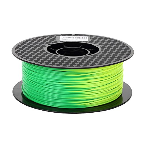 3D Druck Filament PLA Farbe Vielfalt Grün bis Gelb 1,75 mm 1kg Farbwechsel mit Temperatur 3D Drucker ändern PLA Filament Material CC3D Filament farbwechsel temperatur Green to Yellow von CC3D
