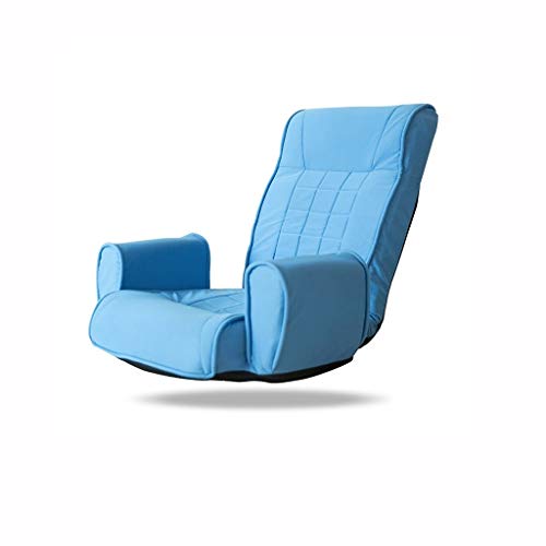 CCVAYE Blauer Lazy Sofa-Sessel Schlafzimmersessel mit Sessel Einfacher Sessel, Schlafsofa von CCVAYE