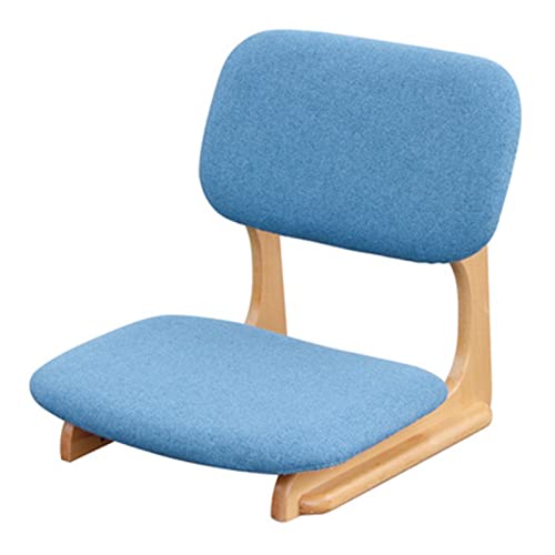 CCVAYE Bodenstuhl Massivholz Rückenlehne Stuhl Erkerstuhl Bettstuhl Lazy Chair/Weiß/53 * 52 * 52Cm von CCVAYE