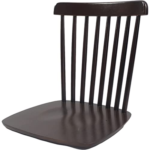 CCVAYE Bodenstuhl Sitz Bett Rückenlehne Stuhl Schlafsaal Massivholz Niedriger Teestuhl Erkerfenster Beinloser Stuhl/Schwarz/45 * 46 * 45 cm von CCVAYE