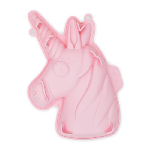 CÉCOA - 3D-Einhorn-Kuchenform – 100 % hochwertiges Silikon – antihaftbeschichtet – garantiert BPA-frei – perfektes Kochen und einfaches Herausnehmen. von CÉCOA