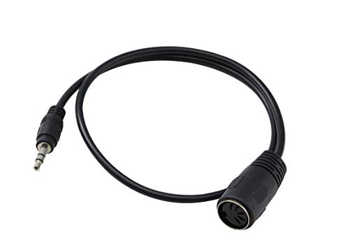 5-poliges Din-MIDI-Kabel, CERRXIAN 3,5 mm (1/8 Zoll) TRS-Stereo-Stecker auf 5-poliger Din-Stecker, professioneller Premium-Audio-Adapter für Bang & Olufsen, Naim, Quad.Stereo-Systeme von CERRXIAN