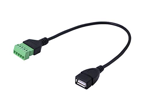 CERRXIAN USB 2.0 5PIN lötfreies Verlängerungskabel, kein Löten erforderlich (USB A F) von CERRXIAN