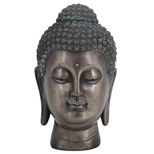 CHICIRIS Meditierender Buddha-Kopf, Harz-Buddha-Kopf. für Homeoffice von CHICIRIS