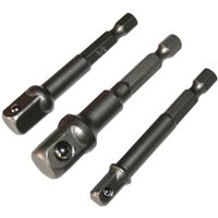 Bohrmaschine Adaptersatz Stecknuss Adapter Stecknusshalter 1/4 3/8 1/2 Bohrmaschine Adaptersatz Stecknuss Adapter Stecknusshalter 1/4 3/8 1/2 von CHILITEC