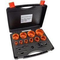 Lochsägen Set 'Profi' 15-teilig 19-74mm, inkl. Transportkoffer Lochsägen Set 'Profi' 15-teilig 19-74mm, inkl. Transportkoffer von CHILITEC