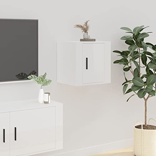 CIADAZ TV-Wandschrank, Tv Board, Tv Lowboard, Tv Tisch, Fernsehschrank, Fernsehtisch, Kommode, Sideboard Wohnzimmer, Tv Sideboard, Hochglanz-Weiß 40x34,5x40 cm CIADAZ TV-Wandschrank, Tv Board, Tv Lowboard, Tv Tisch, Fernsehschrank, Fernsehtisch, Kommode, Sideboard Wohnzimmer, Tv Sideboard, Hochglanz-Weiß 40x34,5x40 cm von CIADAZ
