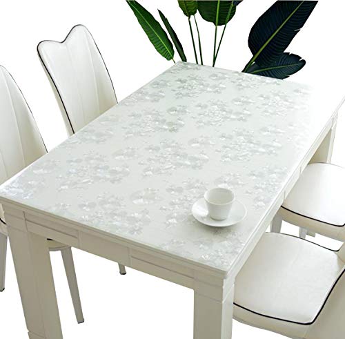CIEEIN CIEHT Haushalt Küche PVC Tischdecke Tischmatte Schreibtisch Tischfolie Tischschutz Matte Wasserdicht Silber 60 * 180CM von CIEEIN CIEHT