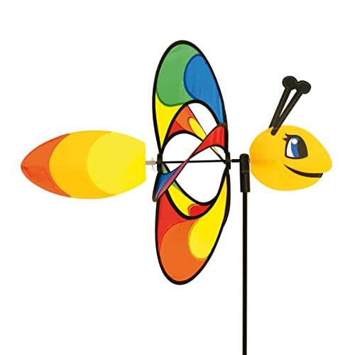 CIM Windspiel - Magic Butterfly - UV-beständig und wetterfest - Windrad: Ø38cm, Motiv: 46x18cm, Gesamthöhe: 103cm - inkl. Fiberglasstab und Bodendübel von CIM