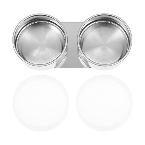 CIMAXIC Stiftwaschmaschine Palettenbecher Bürstenreinigungshalter bürste Reinigung Pinsel Reinigung Pinselreiniger für Ölfarben Bürstenstift-Reinigungsglas Rostfreier Stahl Silver CIMAXIC Stiftwaschmaschine Palettenbecher Bürstenreinigungshalter bürste Reinigung Pinsel Reinigung Pinselreiniger für Ölfarben Bürstenstift-Reinigungsglas Rostfreier Stahl Silver von CIMAXIC