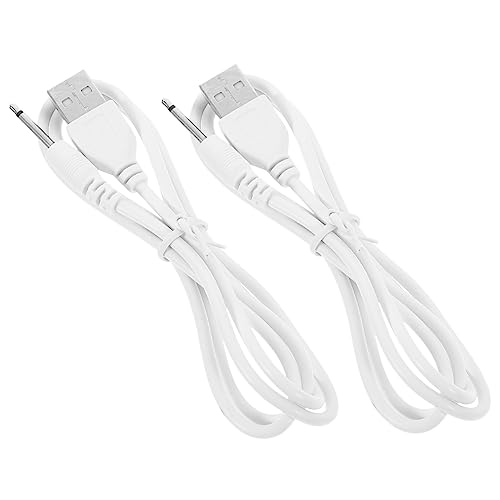 CIYODO 2 Stück Gleichstrom Ladekabel 25 Mm Gleichstrom Ladekabel Lade Ersatzkabel USB Zu Gleichstrom Adapter USB Zu Gleichstrom Kabel USB Gleichstrom Ladekabel Ersatz USB von CIYODO