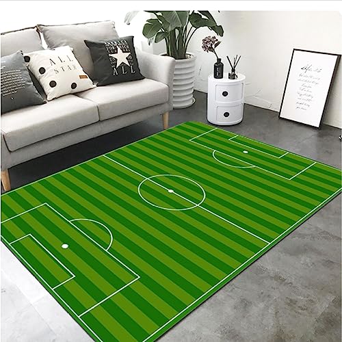 CKSEKD Fußballstadion Muster Teppich Küchenmatte Eingang Fußmatte Schlafzimmer Badezimmer Anti-Rutsch-Teppiche Bodenmatte 80X120cm von CKSEKD