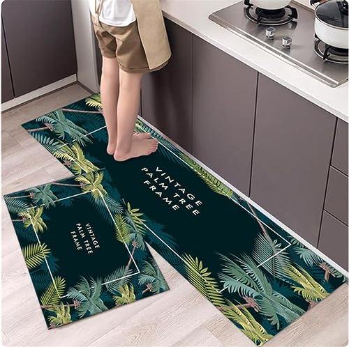 CKSEKD Küchenteppichmatten für Boden Anti-Rutsch-Badezimmer-Eingangstürmatte Langer Nachttischteppich waschbare Matte 40×60cm 1pcs von CKSEKD
