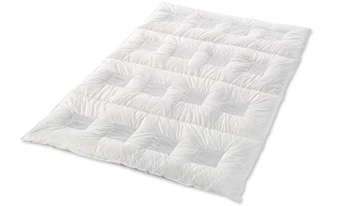 CLIMABALANCE Comfort Medium Zudecke, Baumwolle, Weiß, 135 x 200 cm von Climabalance