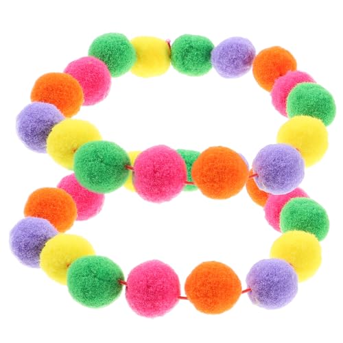 CLISPEED 2 Stück Teiliges Elastische Katzenhalsbänder mit Plüschball Verstellbar Dekoratives Hundehalsband Farbenfrohes Design Hautfreundlich Leicht für Kätzchen und Kleine Hunde CLISPEED 2 Stück Teiliges Elastische Katzenhalsbänder mit Plüschball Verstellbar Dekoratives Hundehalsband Farbenfrohes Design Hautfreundlich Leicht für Kätzchen und Kleine Hunde von CLISPEED