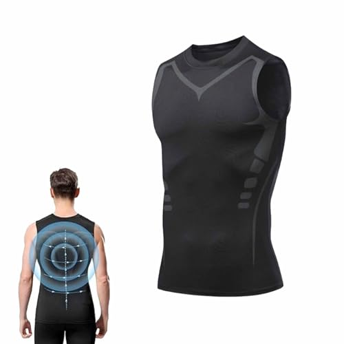 CLOUDEMO Zemanva, Zemanva Correction Vest, Menionic Posturecorrector Vest (Black,XL) von CLOUDEMO