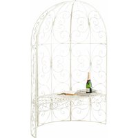 Halbpavillon Rosie mit Sitzbank antik-creme von CLP