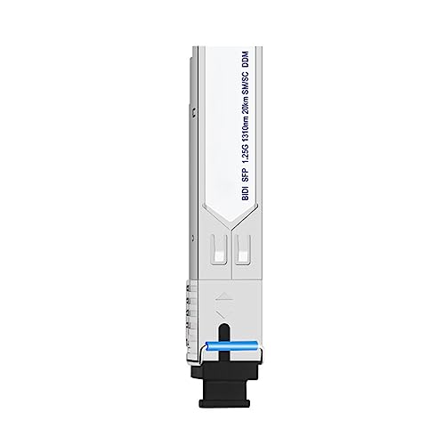 CLSSLVVBN Tragbares Hot Swap Netzwerk Switch SFP Modul 1,25 Gbit/s Single Mode Transceiver Module Langstreckenzubehör, 20km 1310sm A von CLSSLVVBN