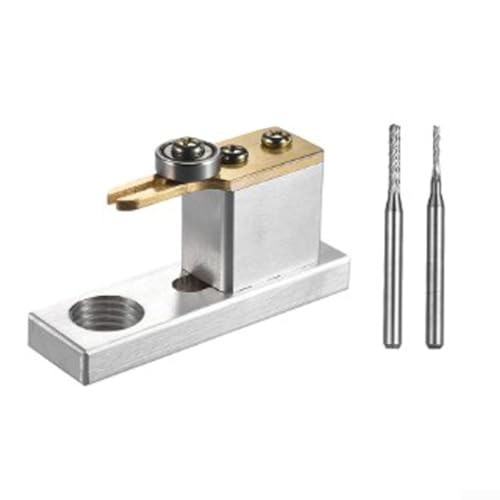 Elektrischer Purfling Nutfräser Werkzeug für Violinengeigenbauer, Aluminium und Kupfer Design (Silber) von CNANRNANC