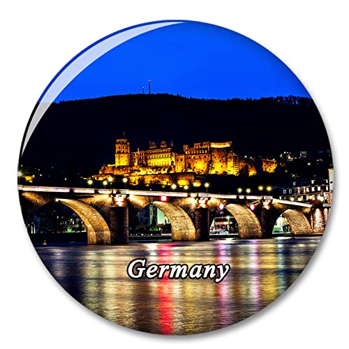 Deutschland Heidelberg Schloss Alte Brücke Kühlschrank Magnet Deko Magnet Aufkleber Reise Souvenir Sammlung Touristenstadt Geschenk Whiteboard Küche von COBREW