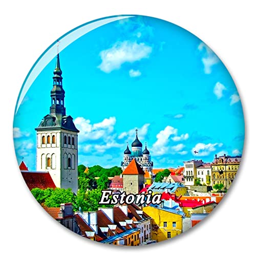 Estland Tallinn Kühlschrankmagnet Dekorativer Magnet Aufkleber Reise Souvenir Sammlung Tourist City Geschenk Whiteboard Küche von COBREW