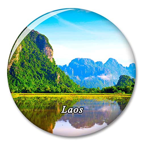 Laos Kühlschrankmagnet Dekorativer Magnet Aufkleber Reise Souvenir Sammlung Tourist City Geschenk Whiteboard Küche von COBREW