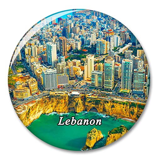 Libanon Kühlschrank Kühlschrank Magnet Dekorativer Magnet Aufkleber Reise Souvenir Sammlung Tourist City Geschenk Whiteboard Küche von COBREW