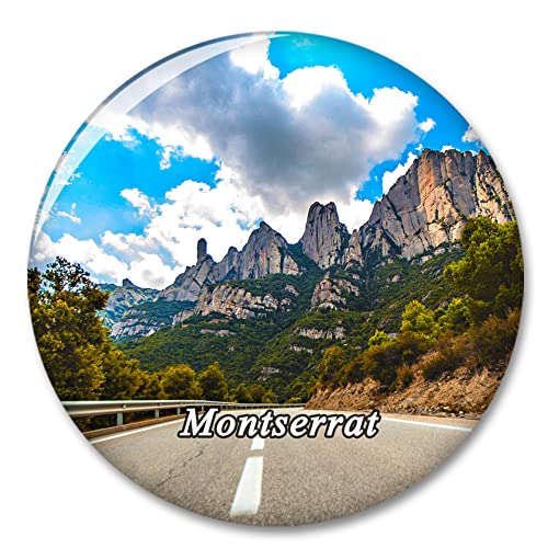 Montserrat Kühlschrankmagnet Dekorativer Magnet Aufkleber Reise Souvenir Sammlung Tourist Stadt Geschenk Whiteboard Küche von COBREW
