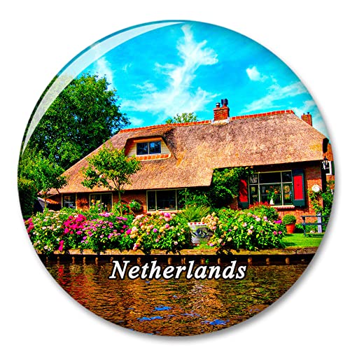 Niederlande Giethoorn Kühlschrank Kühlschrank Magnet Dekorativer Magnet Aufkleber Reise Souvenir Sammlung Tourist Stadt Geschenk Whiteboard Küche von COBREW