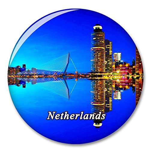 Niederlande Rotterdam Kühlschrankmagnet Dekorativer Magnet Aufkleber Reise Souvenir Sammlung Tourist Stadt Geschenk Whiteboard Küche von COBREW