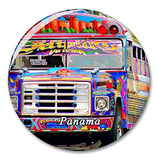 Panama Bus Kühlschrank Kühlschrank Magnet Dekorativer Magnet Aufkleber Reise Souvenir Sammlung Tourist Stadt Geschenk Whiteboard Küche von COBREW