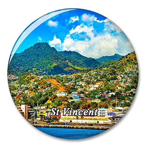 St Vincent & The Grenadines Kühlschrankmagnet Dekorativer Magnet Aufkleber Reise Souvenir Kollektion Tourist City Geschenk Whiteboard Küche von COBREW