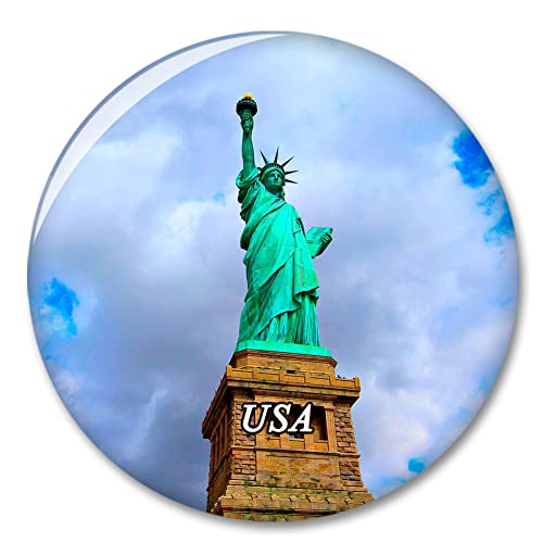 USA Amerika Freiheitsstatue New York Kühlschrankmagnet Dekorativer Magnet Aufkleber Reise Souvenir Kollektion Tourist City Geschenk Whiteboard Küche von COBREW