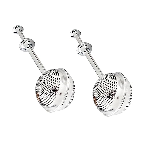 COLLBATH 6stücke Teiliges Edelstahl Teesieb Mit Langem Griff Teeball Infuser Für Lose Teeblätter Spülmaschinenfest Für Individuellen Tee Silber COLLBATH 6stücke Teiliges Edelstahl Teesieb Mit Langem Griff Teeball Infuser Für Lose Teeblätter Spülmaschinenfest Für Individuellen Tee Silber von COLLBATH