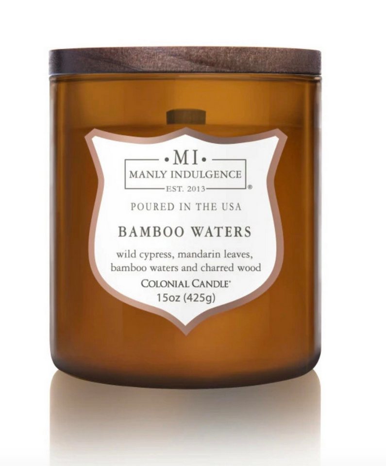 COLONIAL CANDLE Duftkerze Duftkerze Bamboo Waters - 425g (1.tlg) von COLONIAL CANDLE