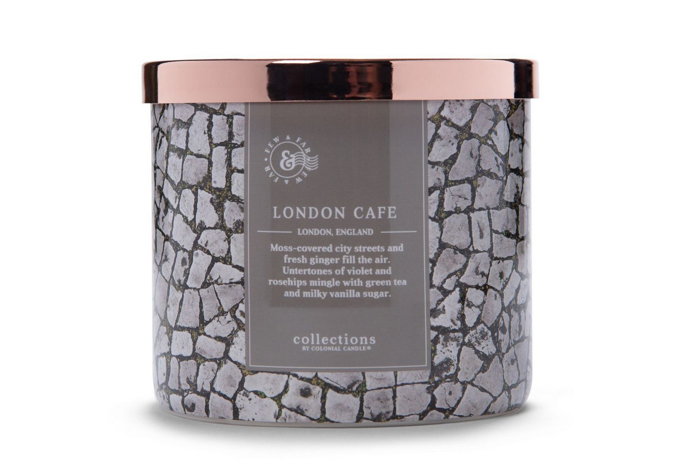 COLONIAL CANDLE Duftkerze Duftkerze London Cafe - 411g (1.tlg) von COLONIAL CANDLE