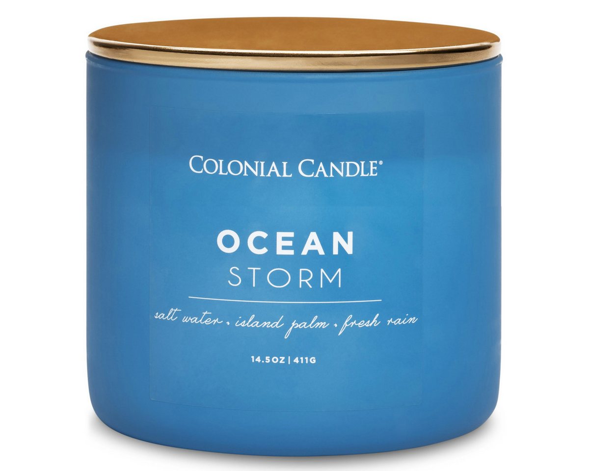 COLONIAL CANDLE Duftkerze Duftkerze Ocean Storm  - 411g (Einzelartikel) von COLONIAL CANDLE