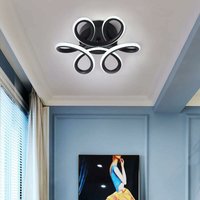 Comely - Kronleuchter, LED-Deckenleuchte, modernes geschwungenes Design, Deckenleuchte für Korridor, Balkon, Wohnzimmer, Küche, Badezimmer, von COMELY