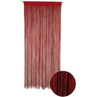 Confortex - Türvorhang String-Mohn für Tür - 90 x 200 cm - rot - Rouge von CONFORTEX