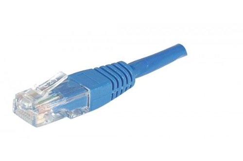 CONNECT 0,50 m Kupfer RJ45 Cat. 5e U/UTP Patch Cord – Blau von CONNECT