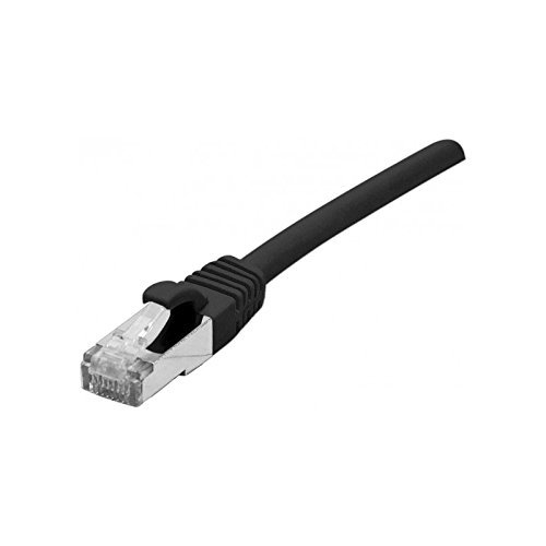 CONNECT 0,50 m Kupfer RJ45 Cat. 6 F/UTP LSZH, snagless, Patch Cord – Schwarz von CONNECT