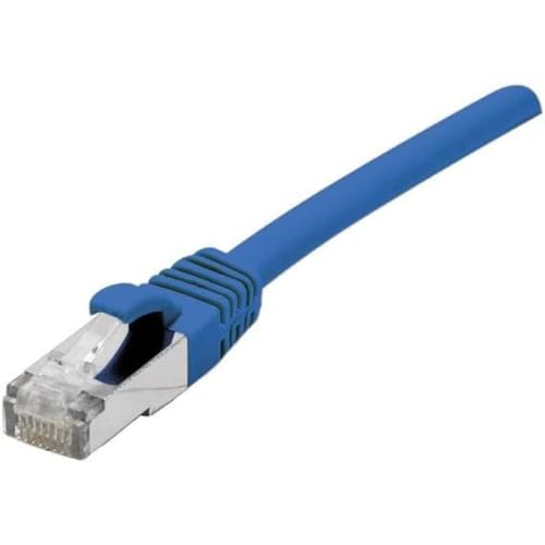 CONNECT 7,50 m Full Copper RJ45 Cat. 6 a S/FTP LSZH, snagless, Patch Cord – Blau von CONNECT